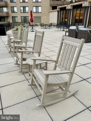 a view of a backyard with a large trees