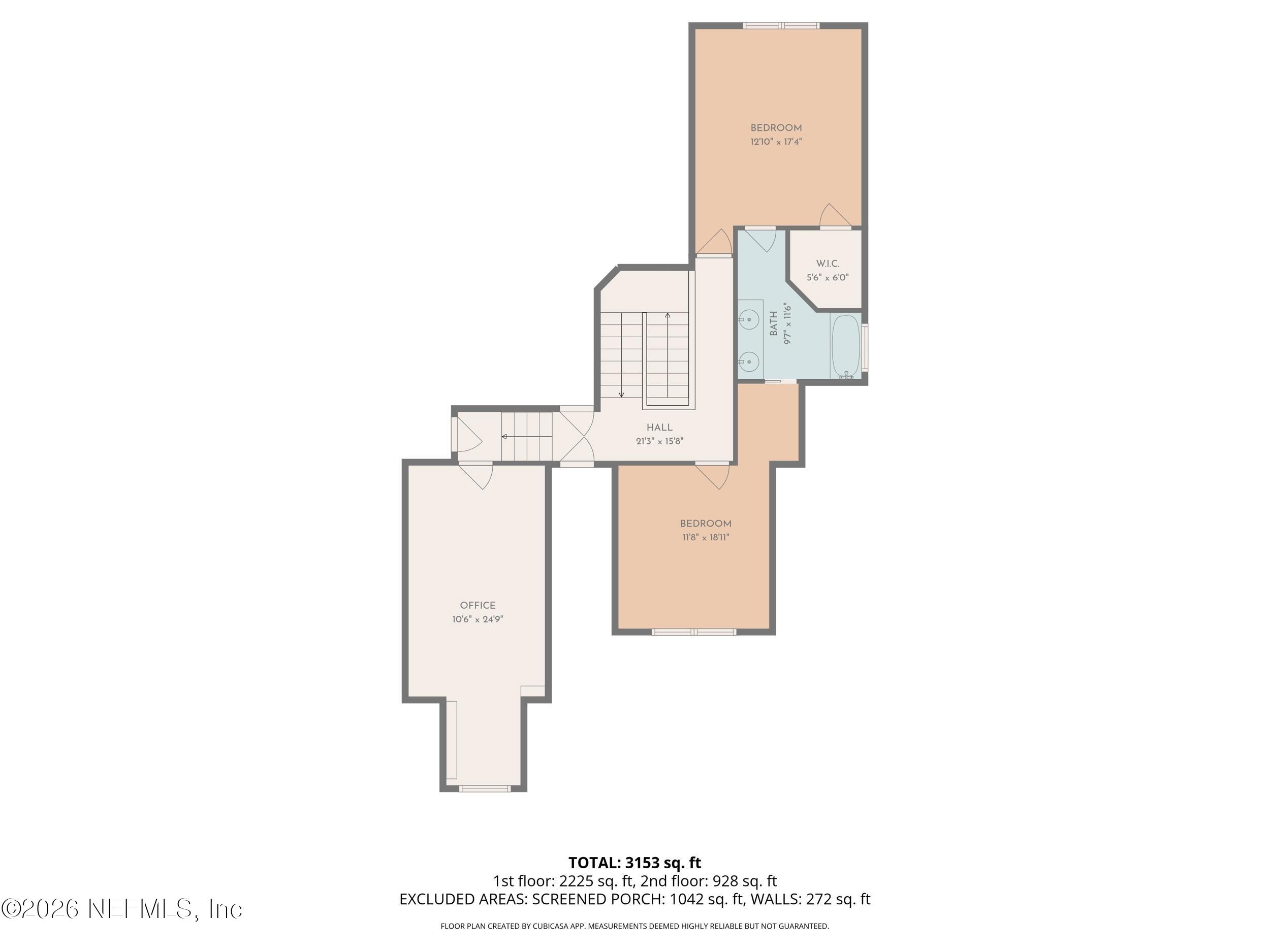 14779 Amelia View Drive Jacksonville, FL 32226 - Photo 79 of 81 2nd floor floorplan