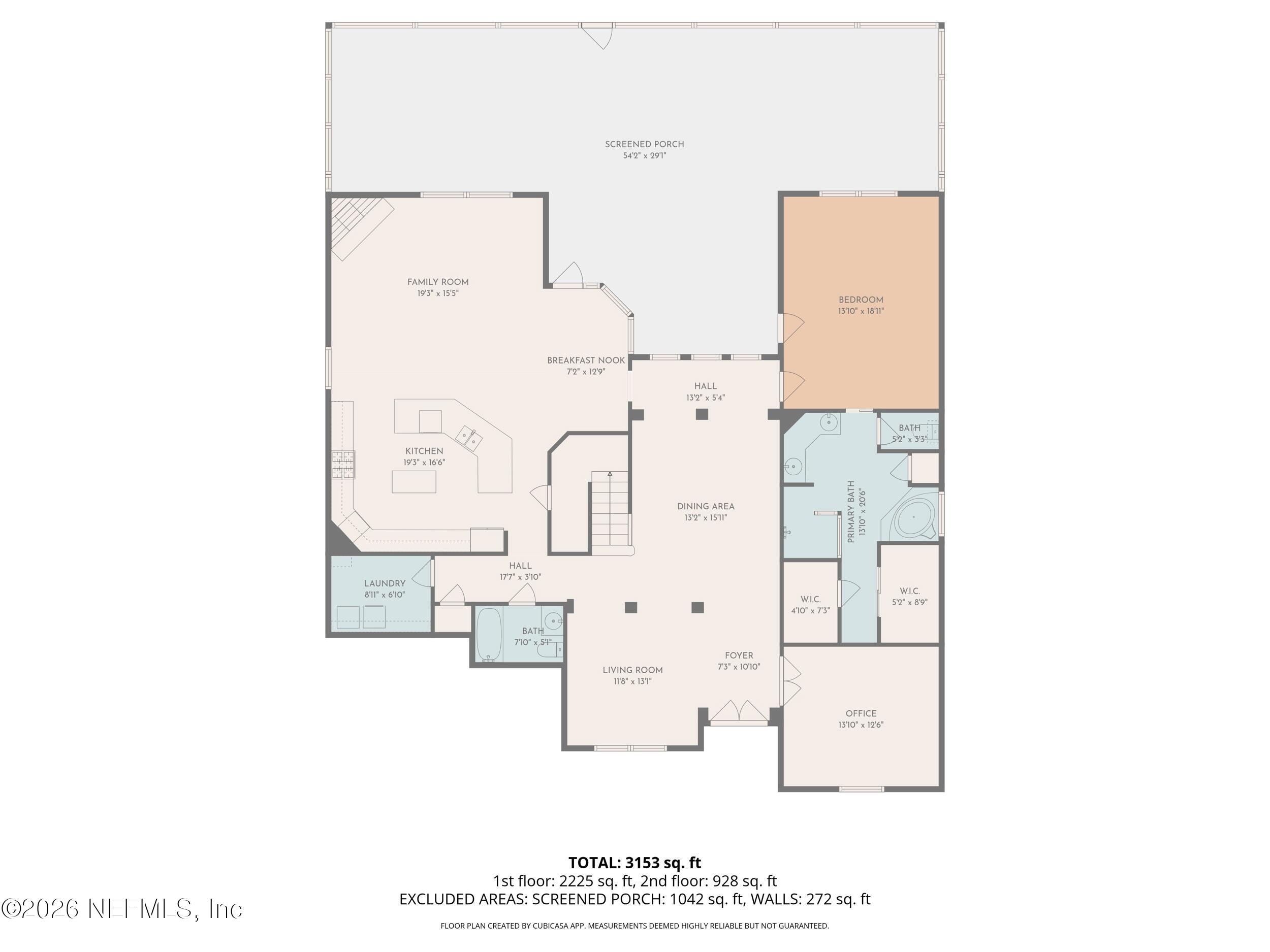 14779 Amelia View Drive Jacksonville, FL 32226 - Photo 80 of 81 1st floor floorplan