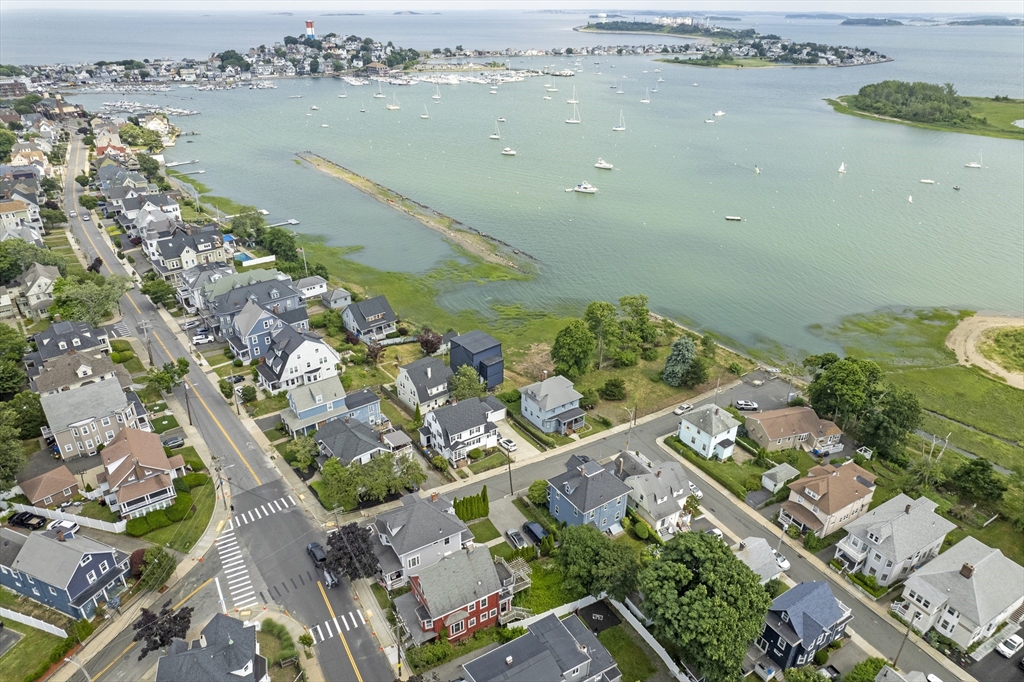 17 Winthrop Street Winthrop, MA 02152 - Photo 27 of 33 an aerial view of a city with lake view