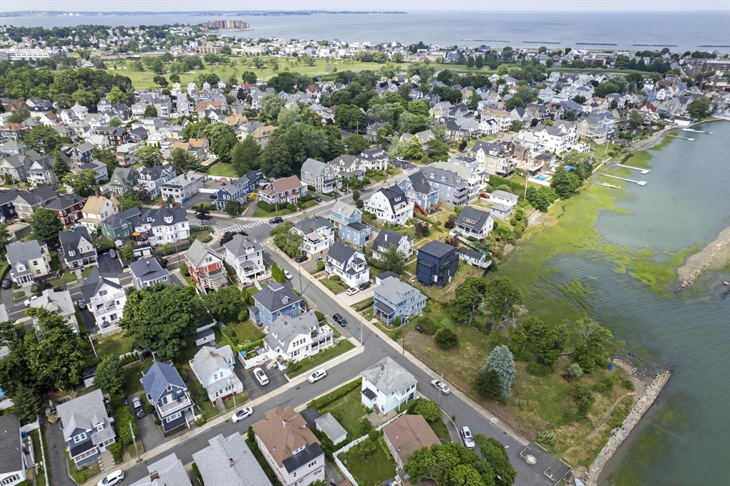 17 Winthrop Street Winthrop, MA 02152 - Photo 32 of 33 an aerial view of residential houses with outdoor space and river