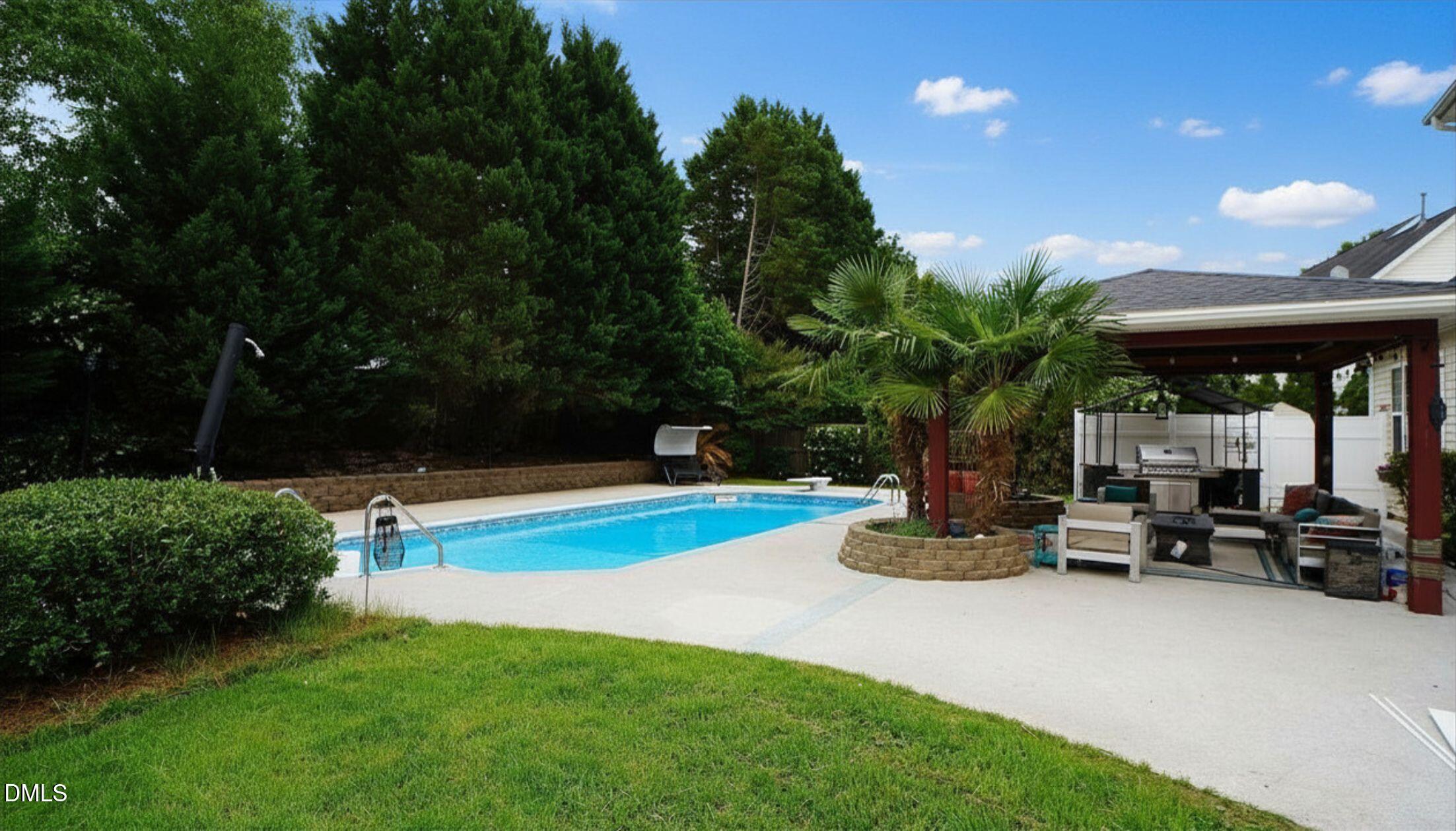 120 Plyersmill Road Cary, NC 27519 - Photo 29 of 36 120 Plyersmill Backyard and Pool 3
