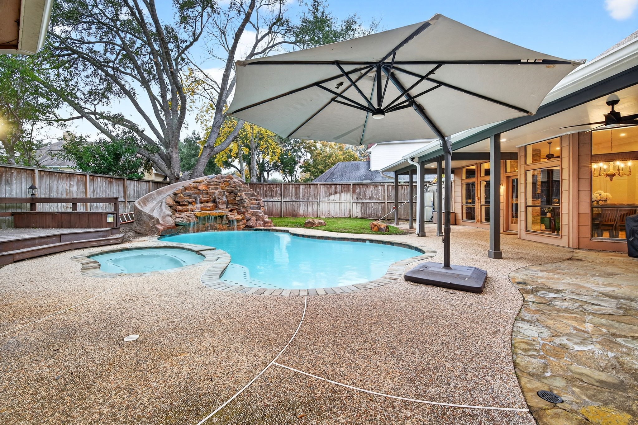 20006 Gable Point Drive Katy, TX 77450 - Photo 36 of 44 a view of a swimming pool with a patio
