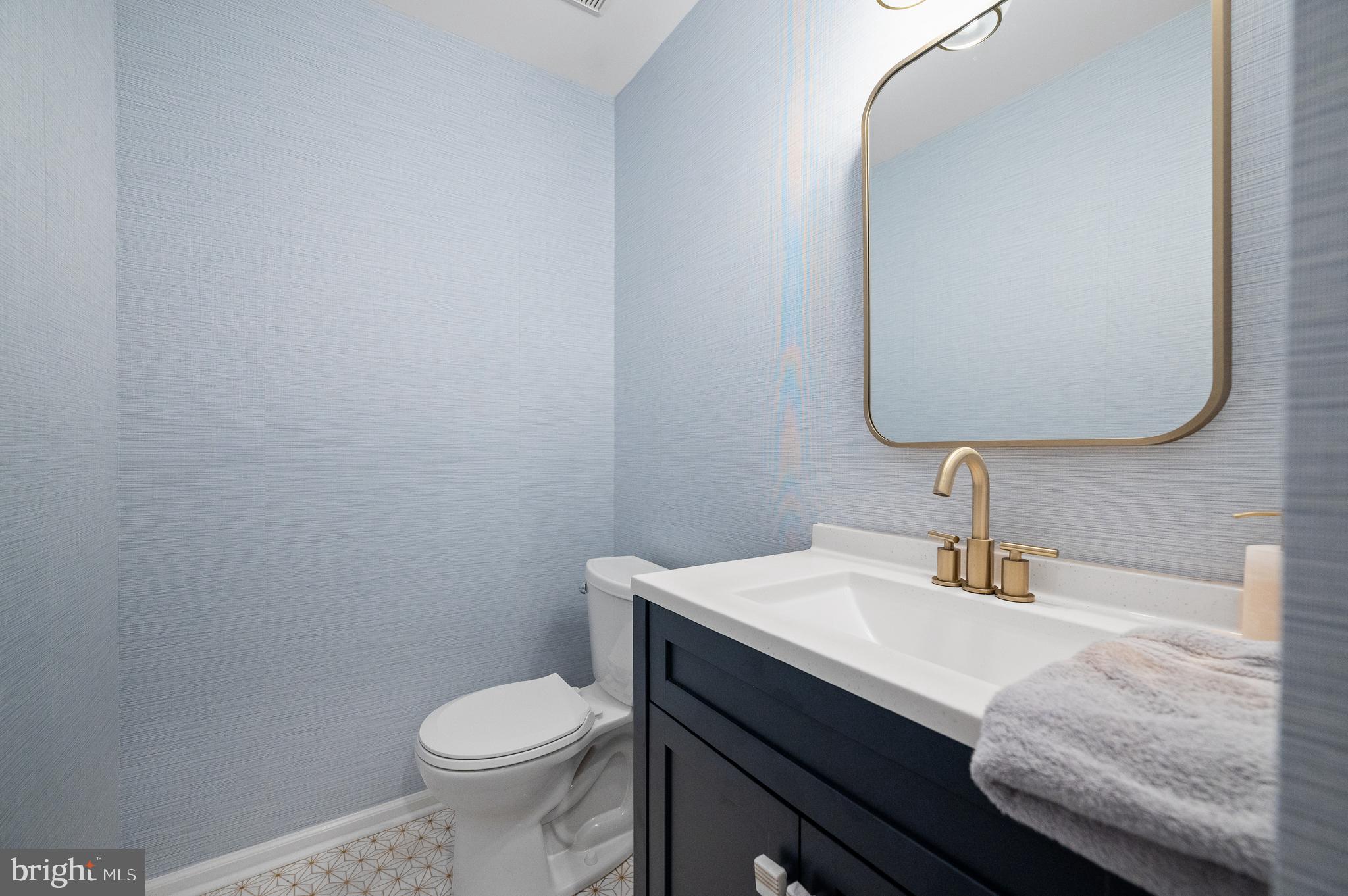 6 Willow Pond Road Malvern, PA 19355 - Photo 18 of 36 Newly Remodeled and Beautiful Powder Room