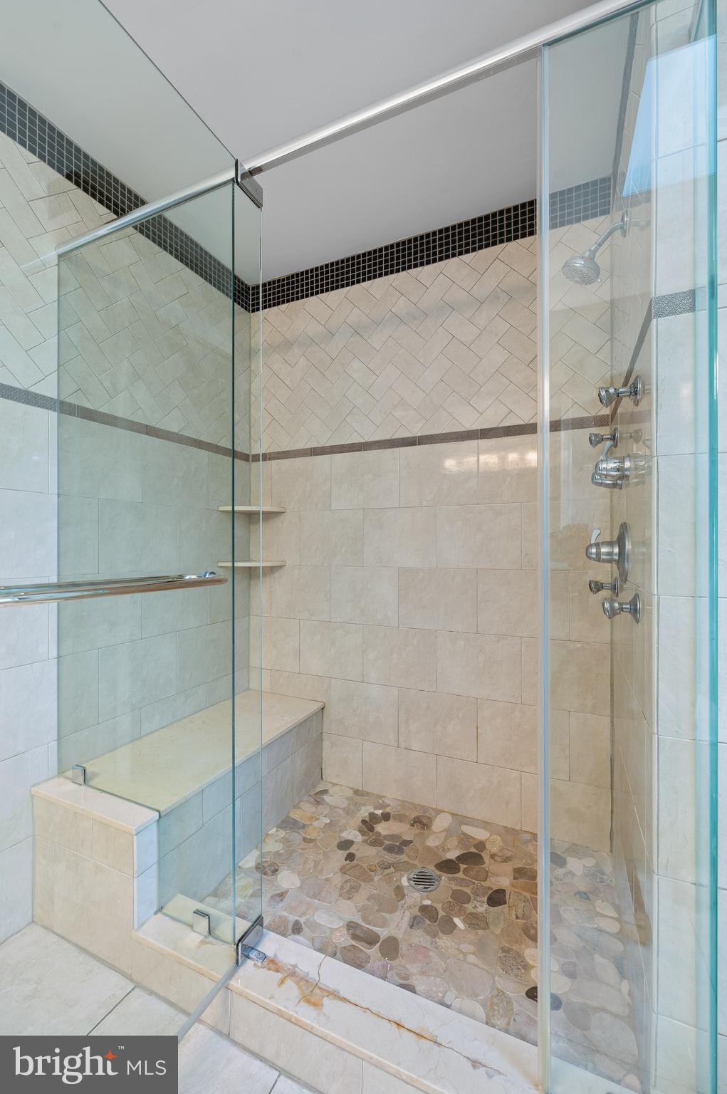 6 Willow Pond Road Malvern, PA 19355 - Photo 24 of 36 Tile Stall Shower with Glass Door