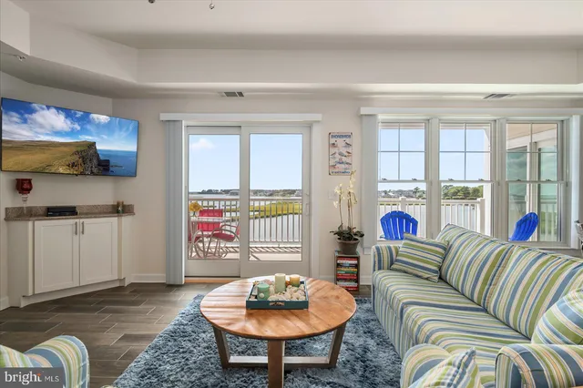 a view of workspace with wooden floor