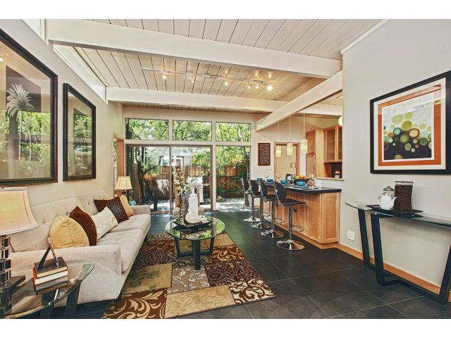 3390 Greer Road Palo Alto, CA 94303 - Photo 4 of 25 a living room with furniture and a large window