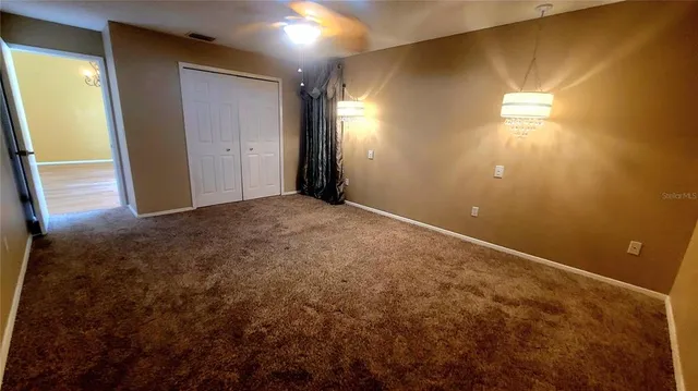 a view of empty room