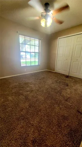 a view of a door with a sign