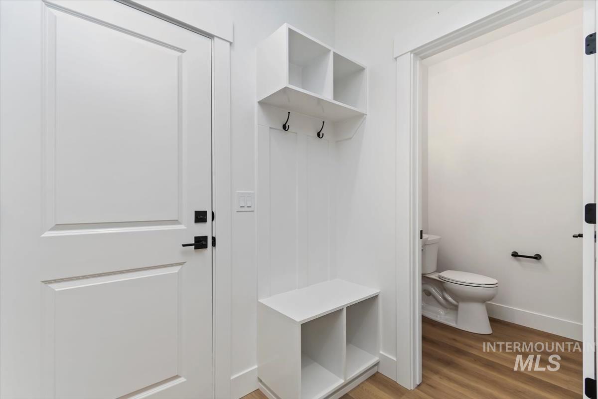 752 South Calhoun Place Star, ID 83669 - Photo 12 of 40 Mudroom with light wood-style flooring and baseboards
