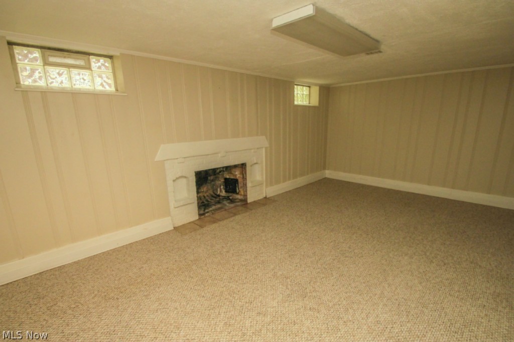 1917 Staunton Road Cleveland Heights, OH 44118 - Photo 16 of 19 20X11 Finished Basement w/ wood burning fireplace