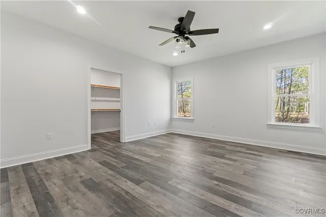 wooden floor in an empty room