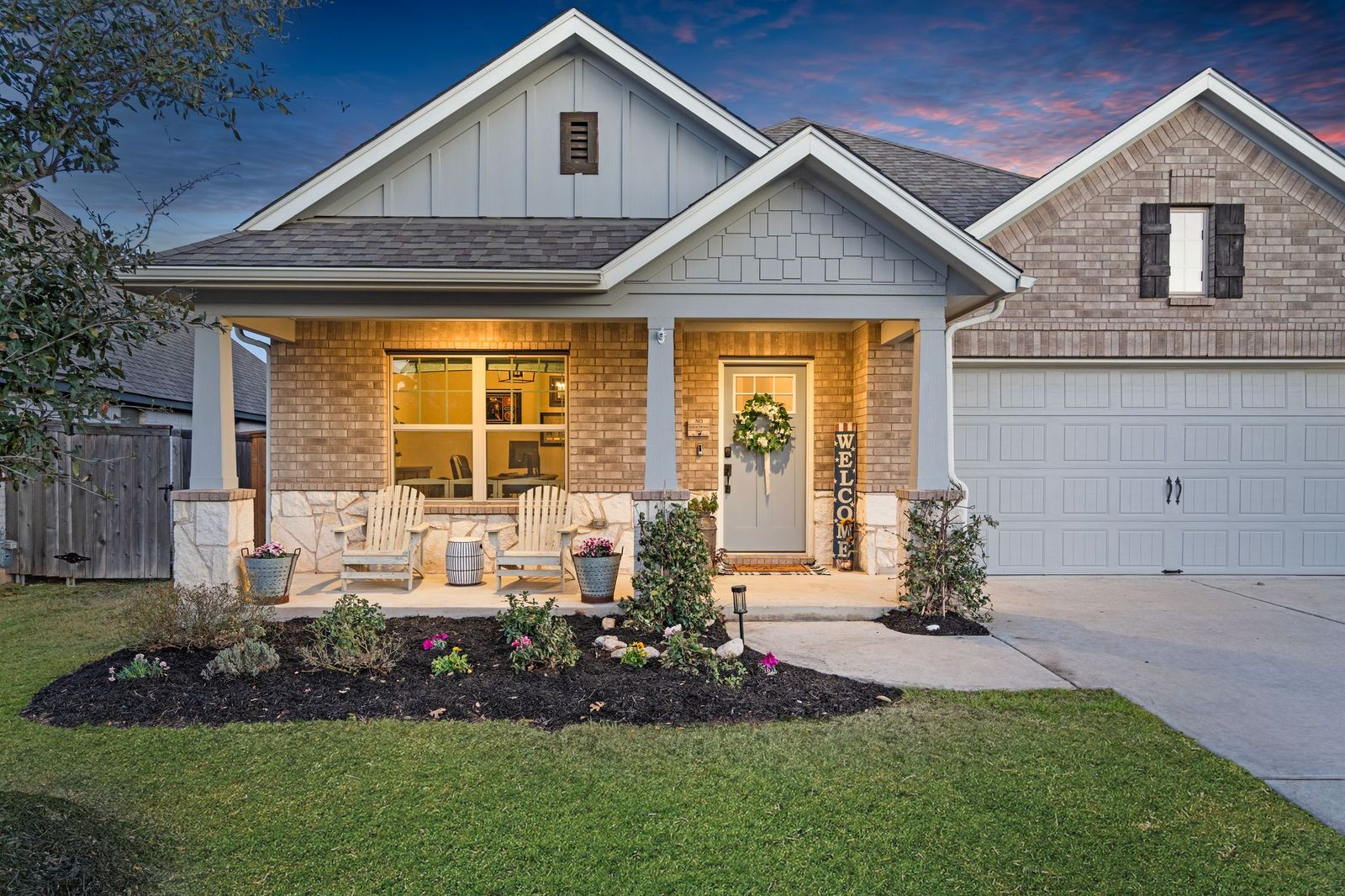 529 Cold Riv Run Kyle, TX 78640 - Photo 2 of 39 The new owners will be able to spend some relaxing time under the spacious covered front patio. Perfect for both morning and evening times.