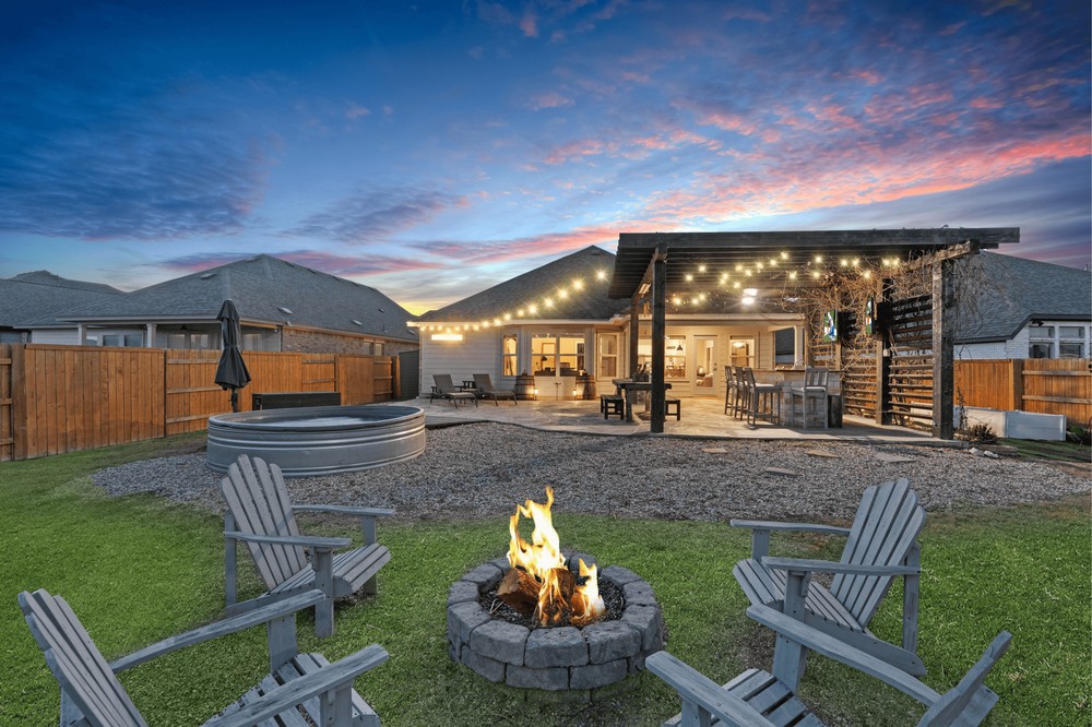 529 Cold Riv Run Kyle, TX 78640 - Photo 30 of 39 Enjoy an evening with family/friends snuggled around your cozy firepit!