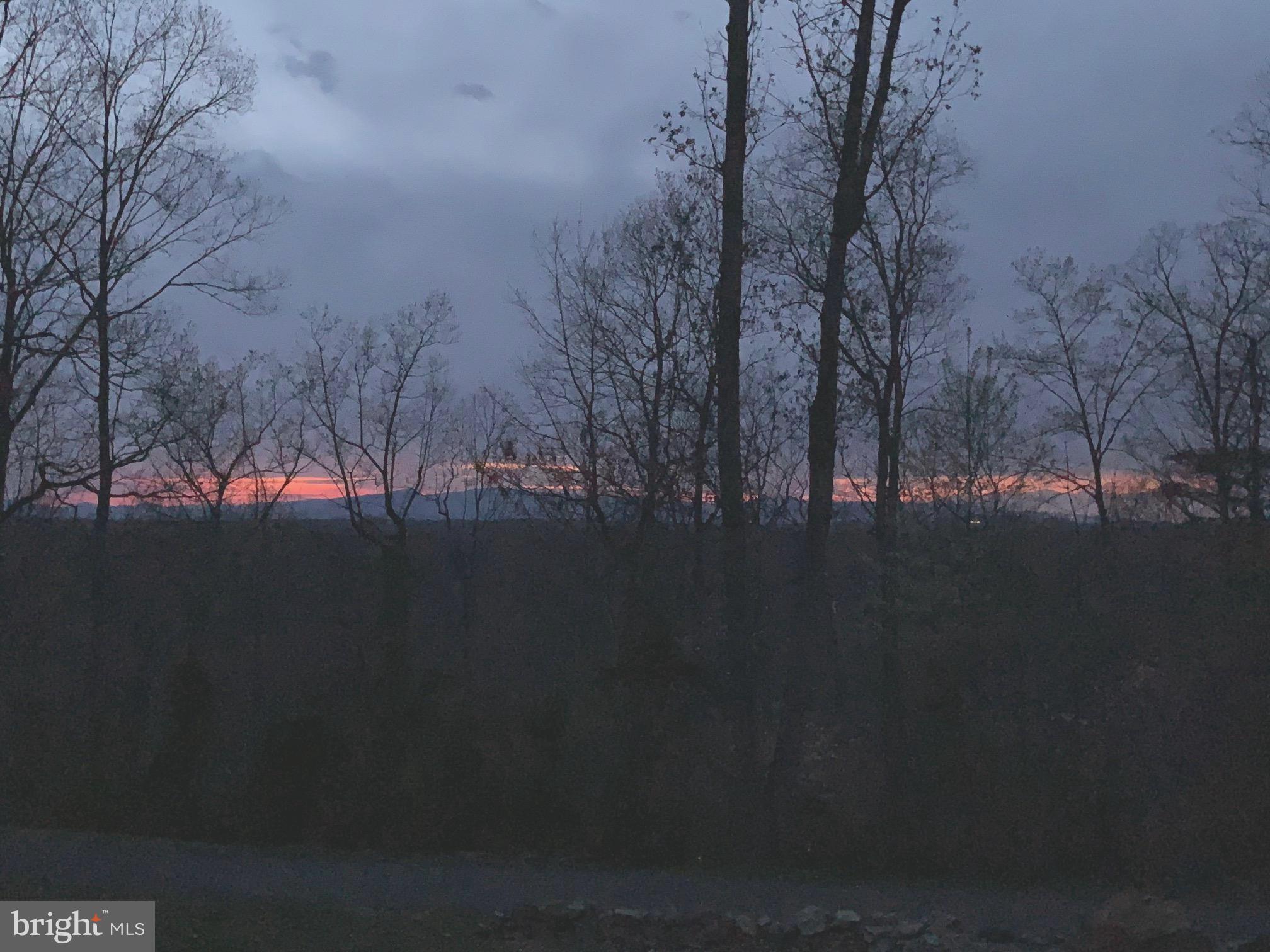 7167 Dudie Road Marshall, VA 20115 - Photo 14 of 93 Sunset over Blue Ridge Mountains from Front Porch.