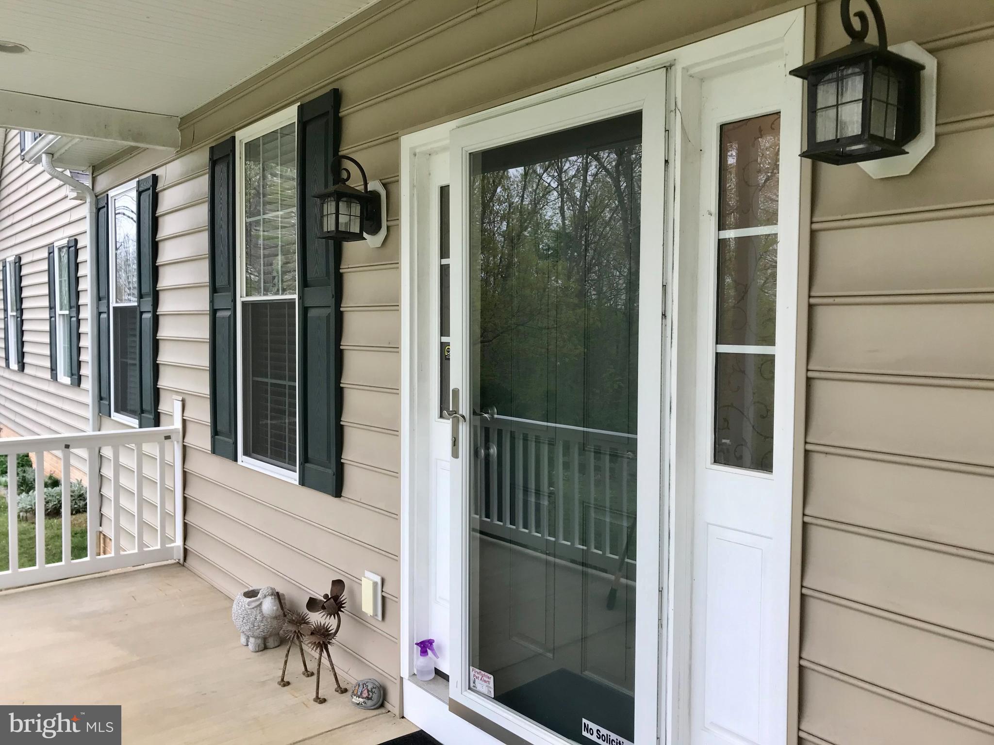7167 Dudie Road Marshall, VA 20115 - Photo 15 of 93 Front Door with Sidelights.