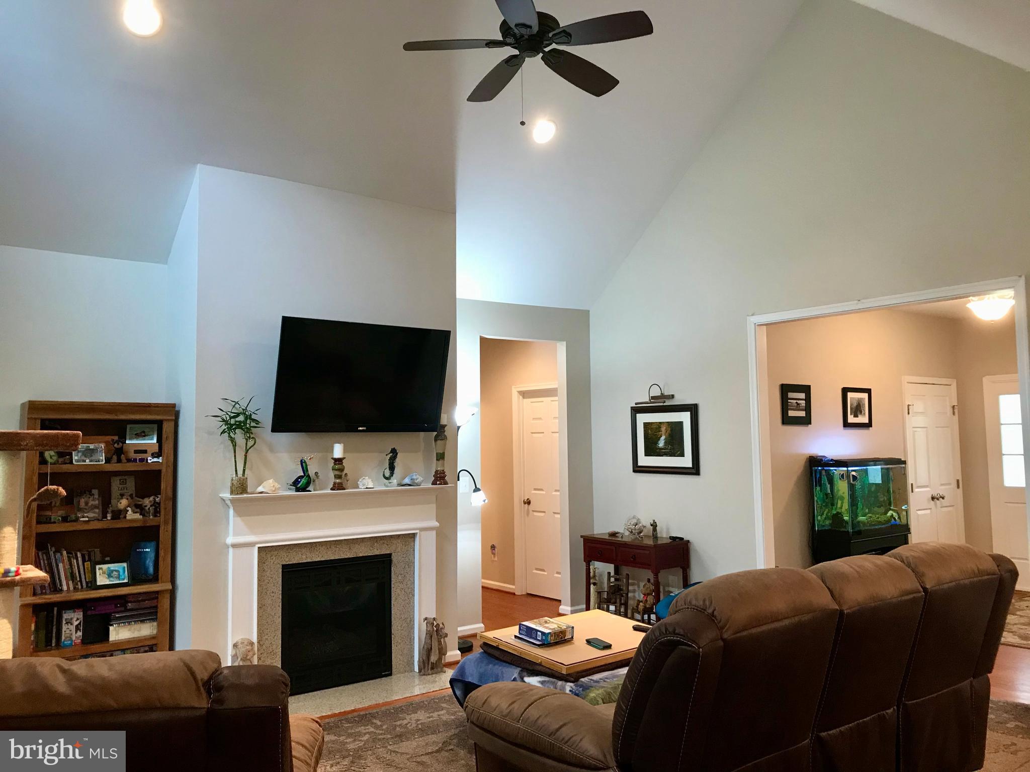 7167 Dudie Road Marshall, VA 20115 - Photo 21 of 93 Living Room/Family Room with Cathedral Ceiling.
