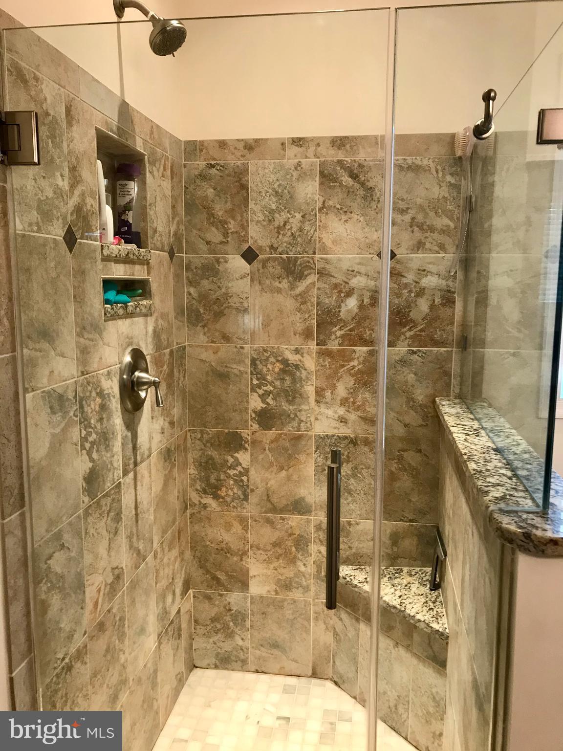7167 Dudie Road Marshall, VA 20115 - Photo 44 of 93 Ceramic Tile and Glass Walled & Door Shower.