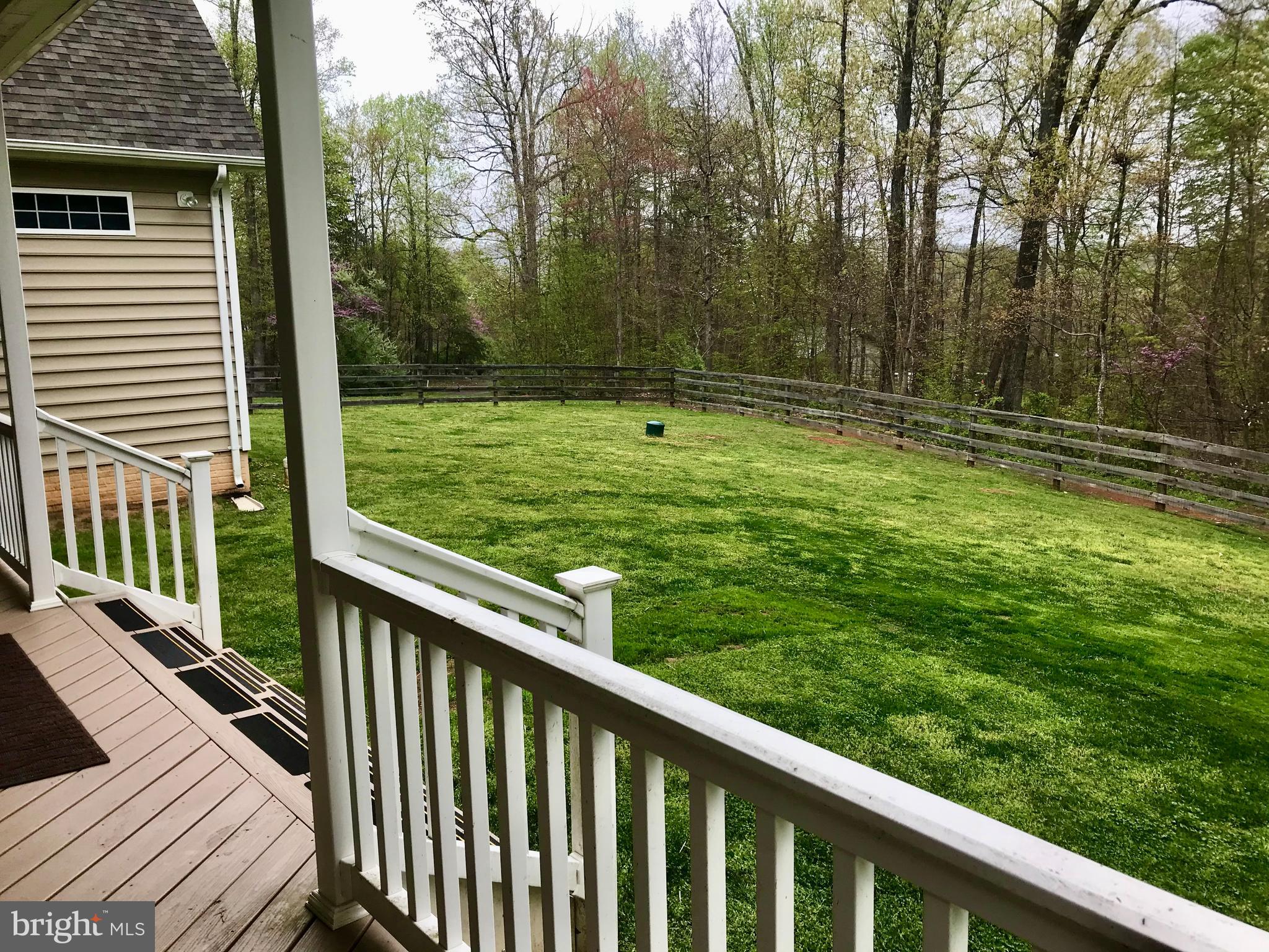 7167 Dudie Road Marshall, VA 20115 - Photo 73 of 93 Fenced Back Yard from Back Porch.