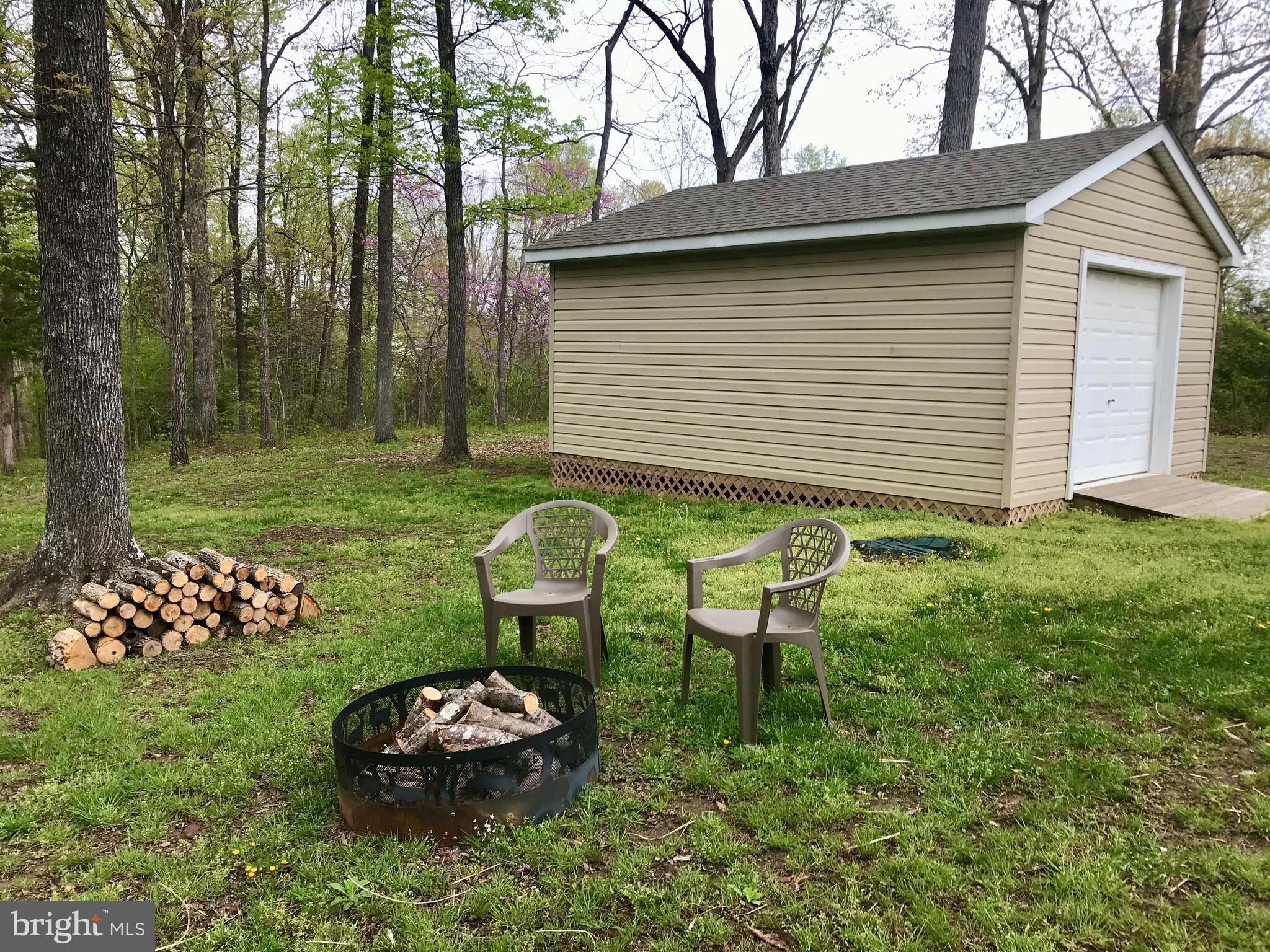 7167 Dudie Road Marshall, VA 20115 - Photo 86 of 93 Shed and Fire Pit area.