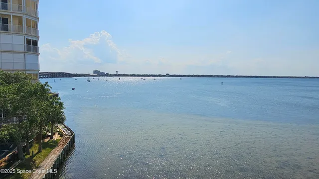 a view of a lake and outdoor space
