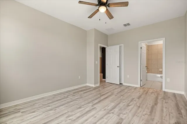 wooden floor in an empty room