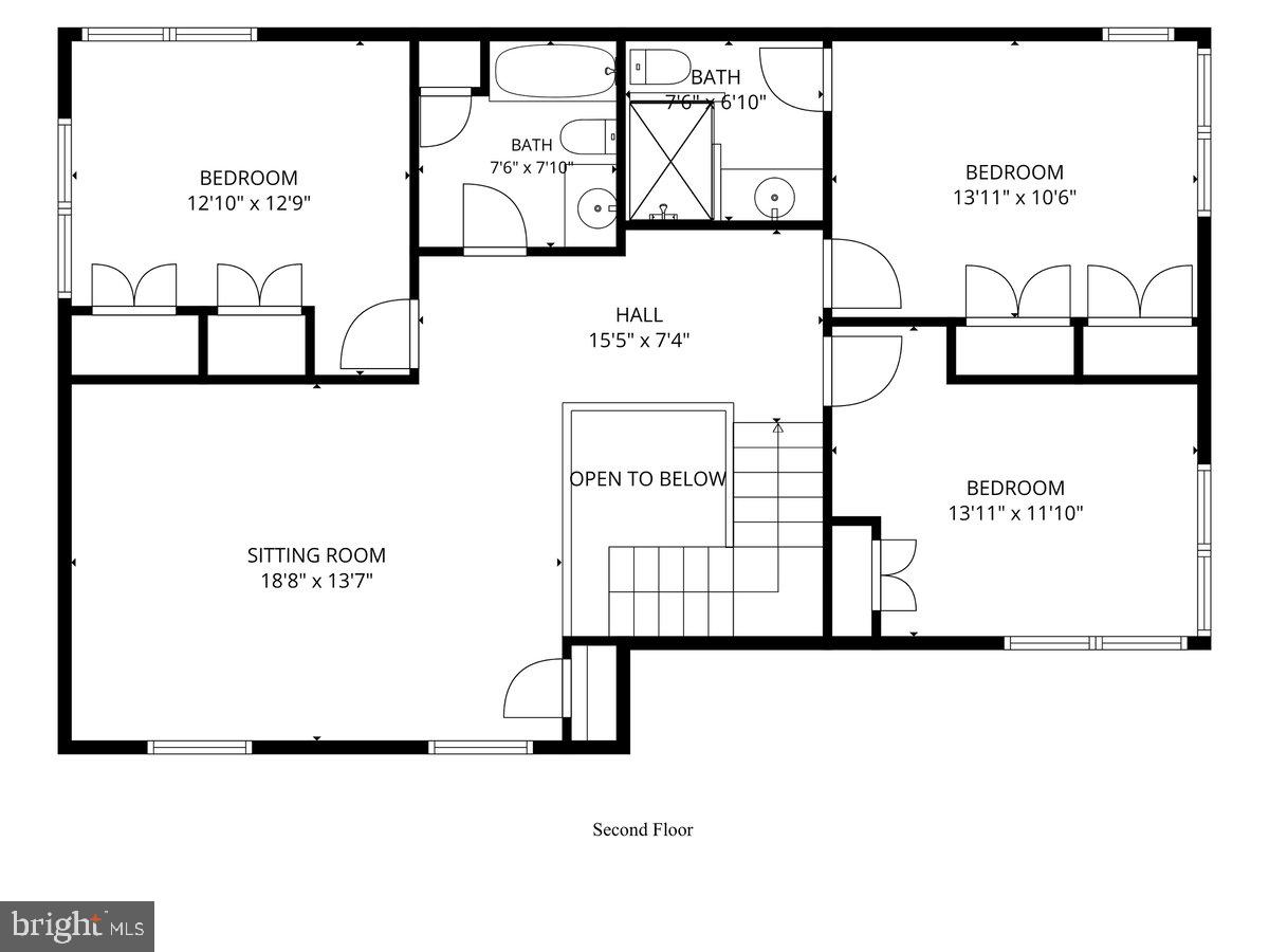 6202 West Halbert Road Bethesda, MD 20817 - Photo 44 of 46 Floor Plan- 2nd Level
