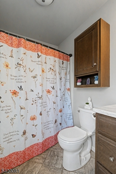 599 Berkshire Valley Road Wharton, NJ 07885 - Photo 13 of 20 a bathroom with a toilet sink and mirror
