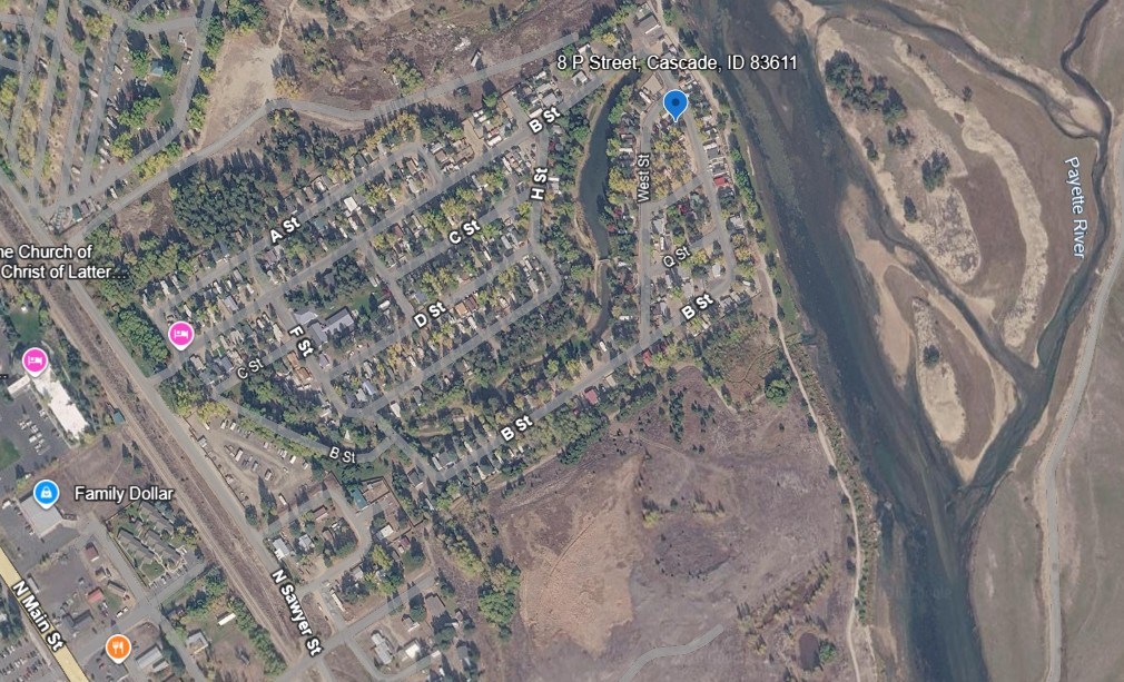8 P Street Cascade, ID 83611 - Photo 28 of 28 Google Earth Image