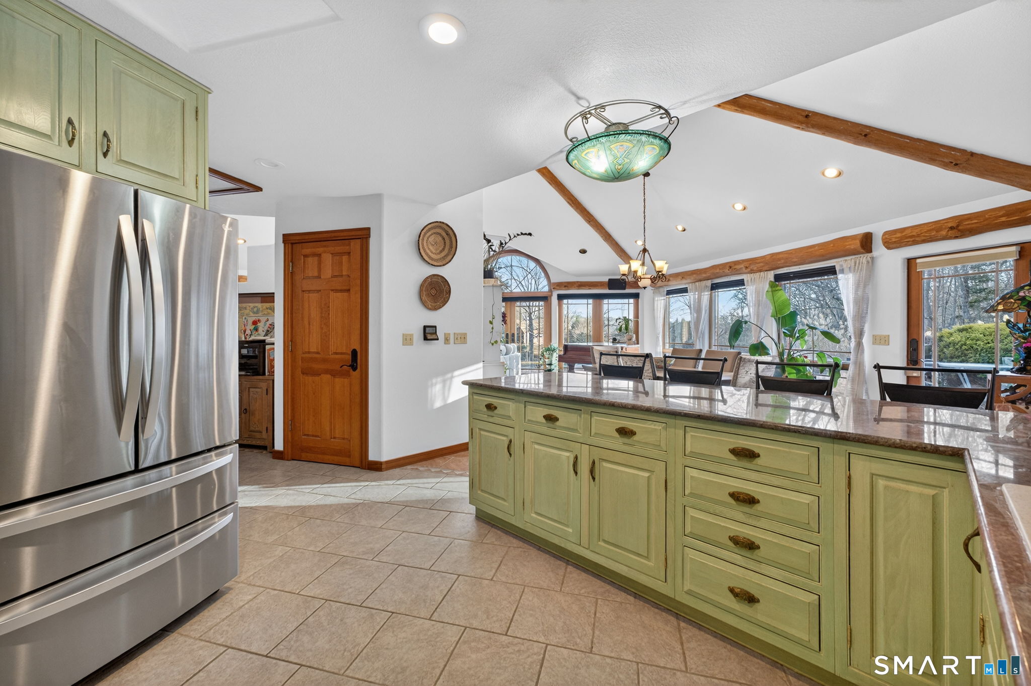 349 South Bigelow Road Hampton, CT 06247 - Photo 5 of 40 a kitchen with cabinets and stainless steel appliances