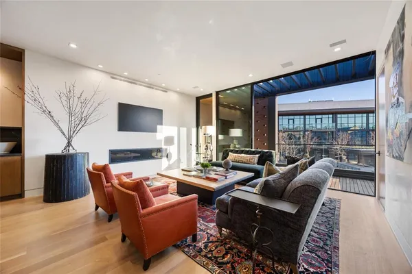 a bed room with bed and a couch