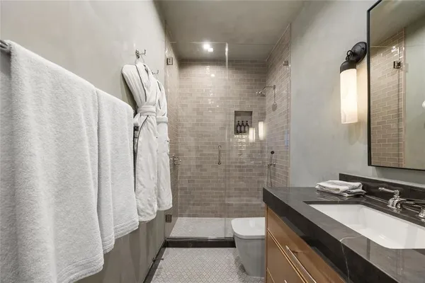 a front view of a house with parking