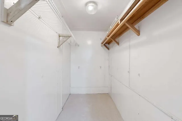 a view of walk in closet