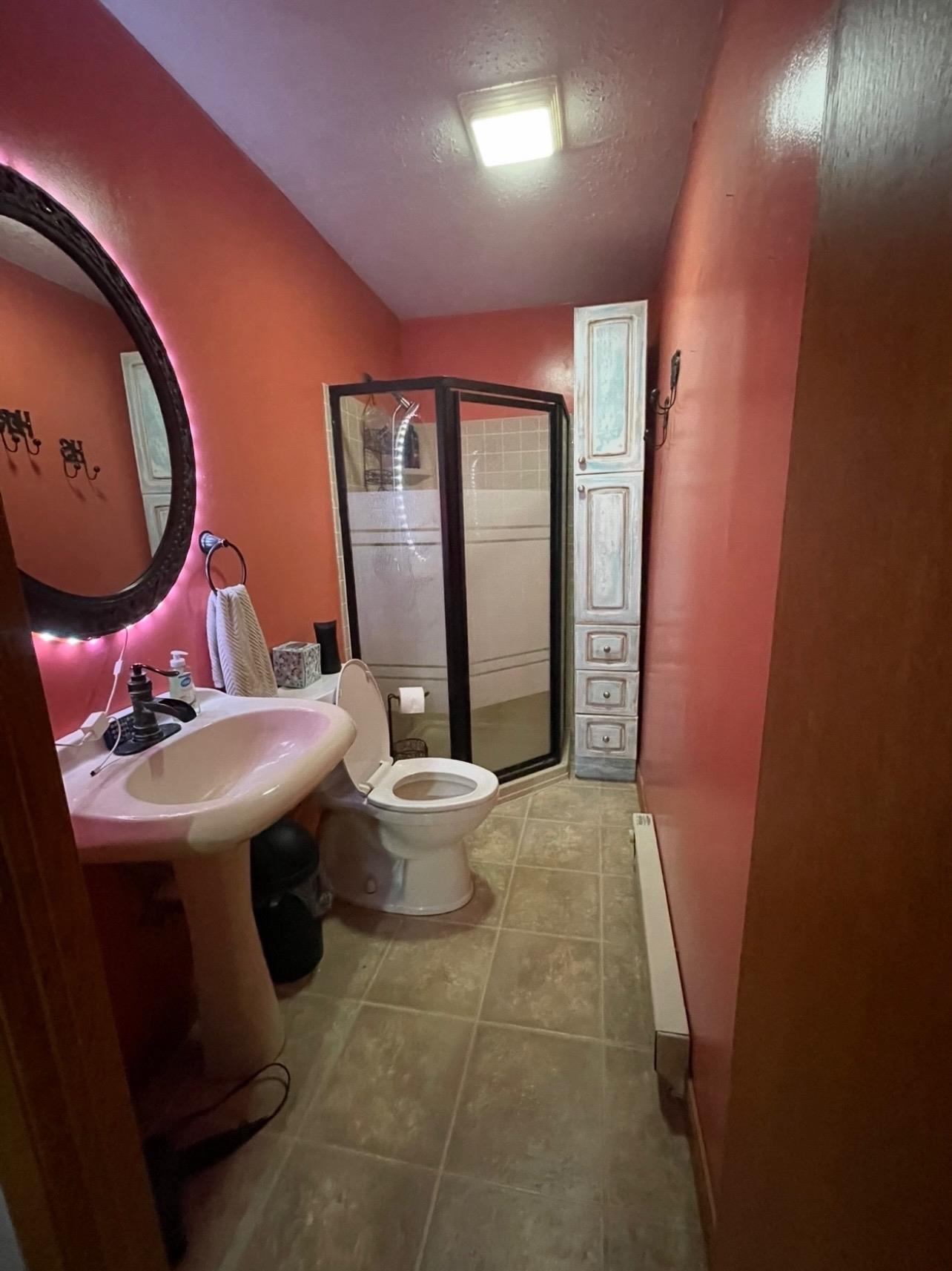 382 Keigwin Road Walnut, IL 61376 - Photo 33 of 68 a bathroom with a sink and mirror