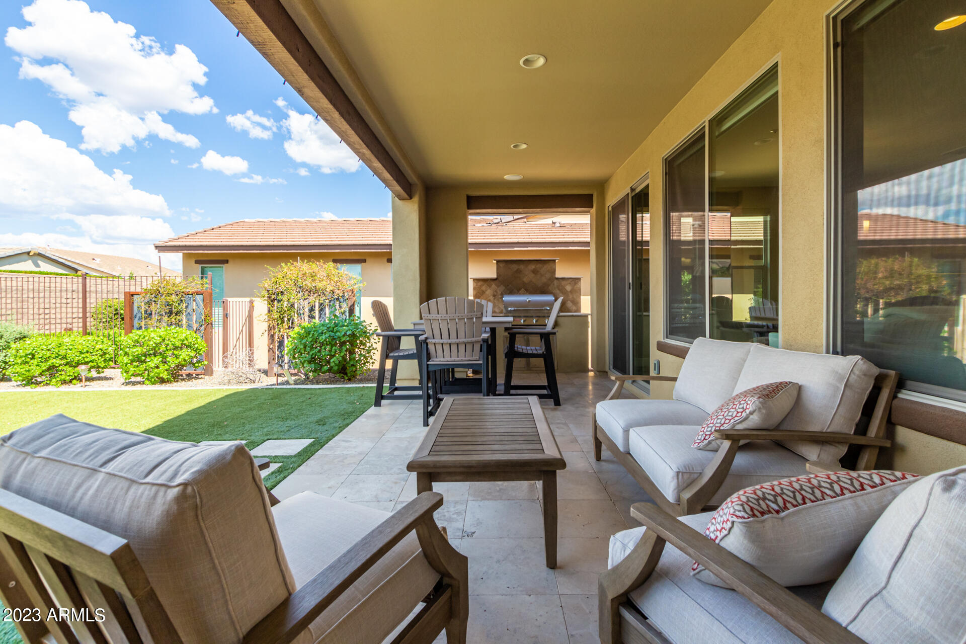18042 East Curva De Plata Rio Verde, AZ 85263 - Photo 22 of 31 Spacious Covered Patio