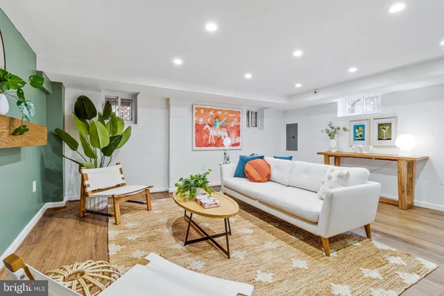 a room with storage and utility