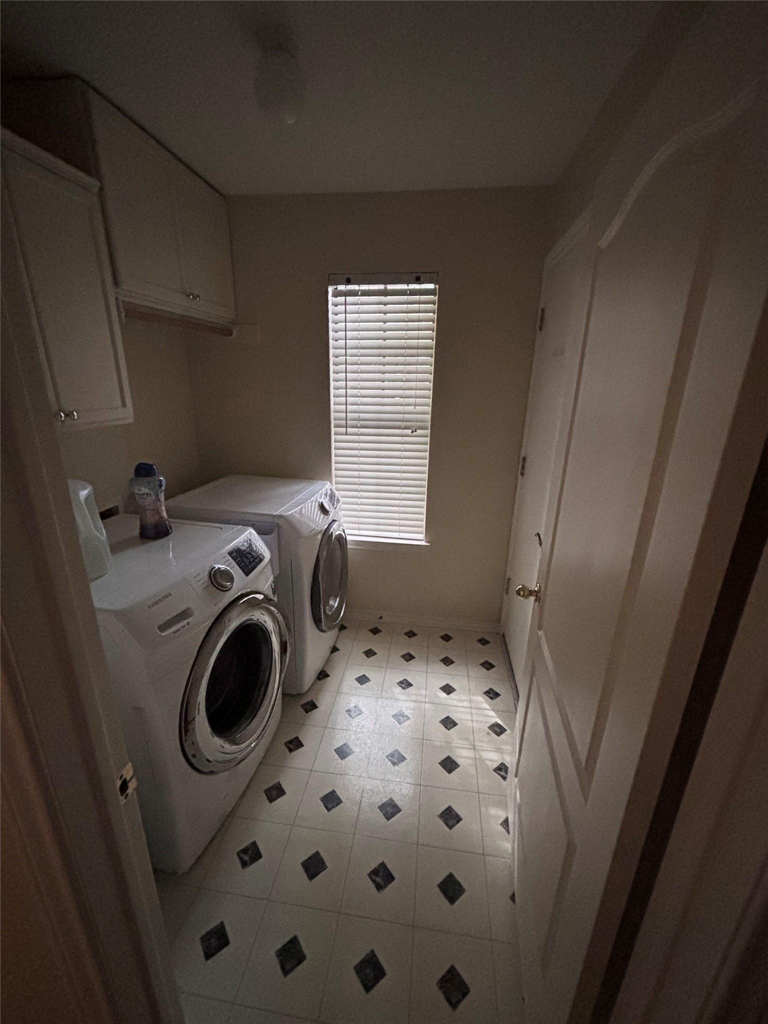 1316 Mesquite Road Cedar Park, TX 78613 - Photo 22 of 24 Functional laundry space featuring modern appliances and practical cabinet storage.