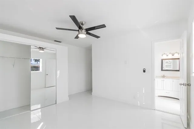 a view of a lake with a house