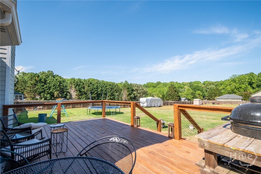 768 Appian Way Statham, GA 30666 - Photo 27 of 30 Back yard view from deck