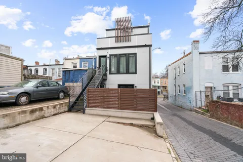 a view of a house with a patio