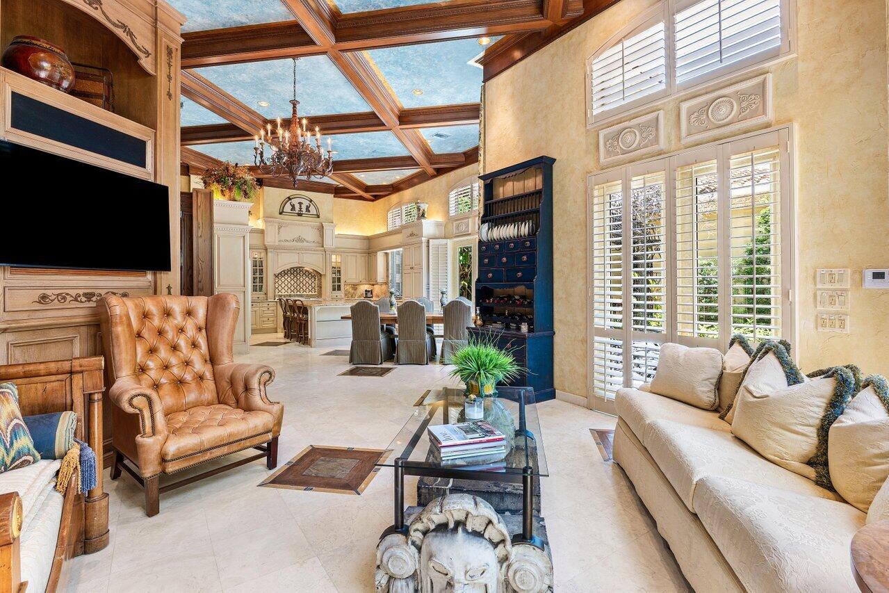 428 Addison Park Lane Boca Raton, FL 33432 - Photo 23 of 48 a living room with furniture and a flat screen tv