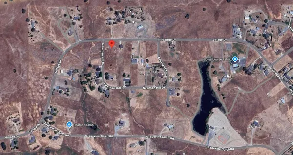 a bird view of a house