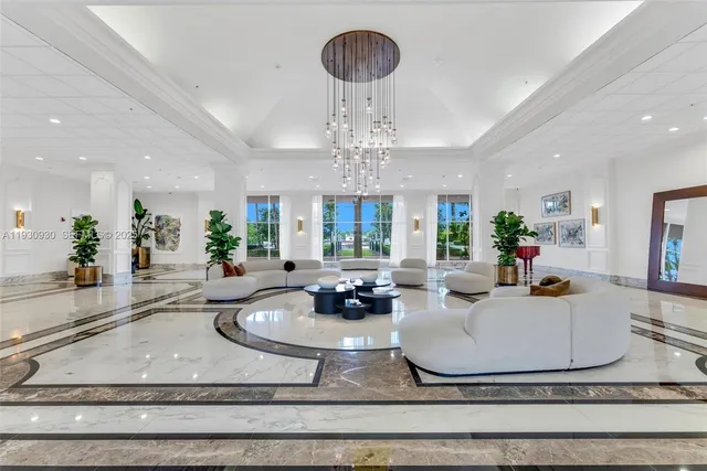 a view of a swimming pool with a lounge chairs