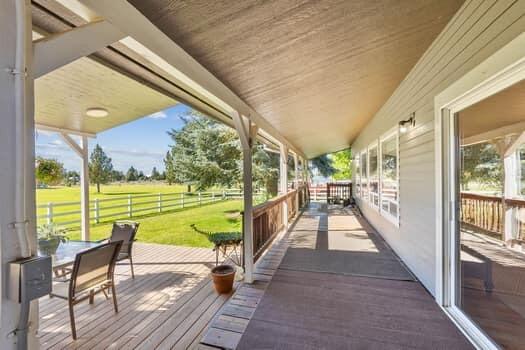 61538 Ward Road Bend, OR 97702 - Photo 29 of 42 Country Rancher covered rear porch.