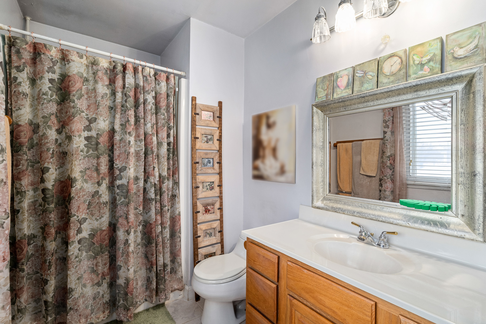 130 Jerome Lane Bolingbrook, IL 60440 - Photo 18 of 32 a bathroom with a sink a toilet and a mirror