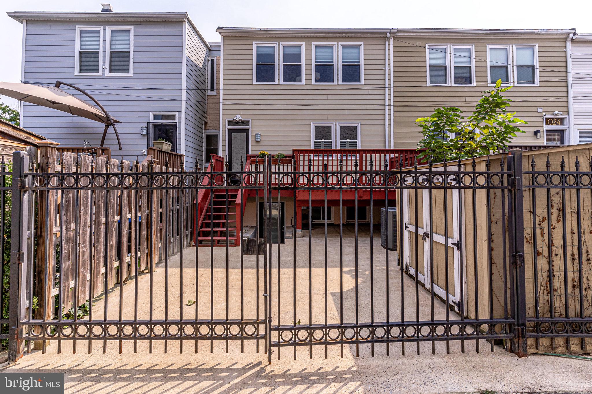1026 7th Street Northeast Washington, DC 20002 - Photo 62 of 70 Off-street gated parking