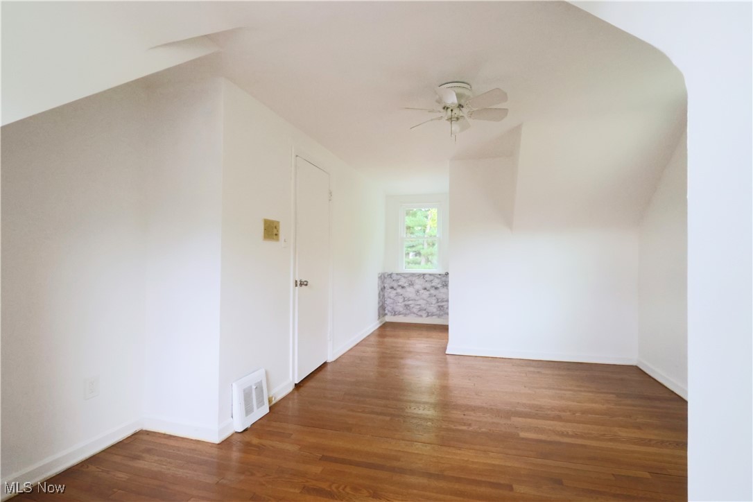 1332 South Green Road South Euclid, OH 44121 - Photo 11 of 23 Bonus room featuring wood finished floors and a ceiling fan