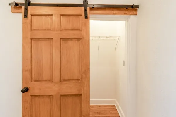 a view of front door