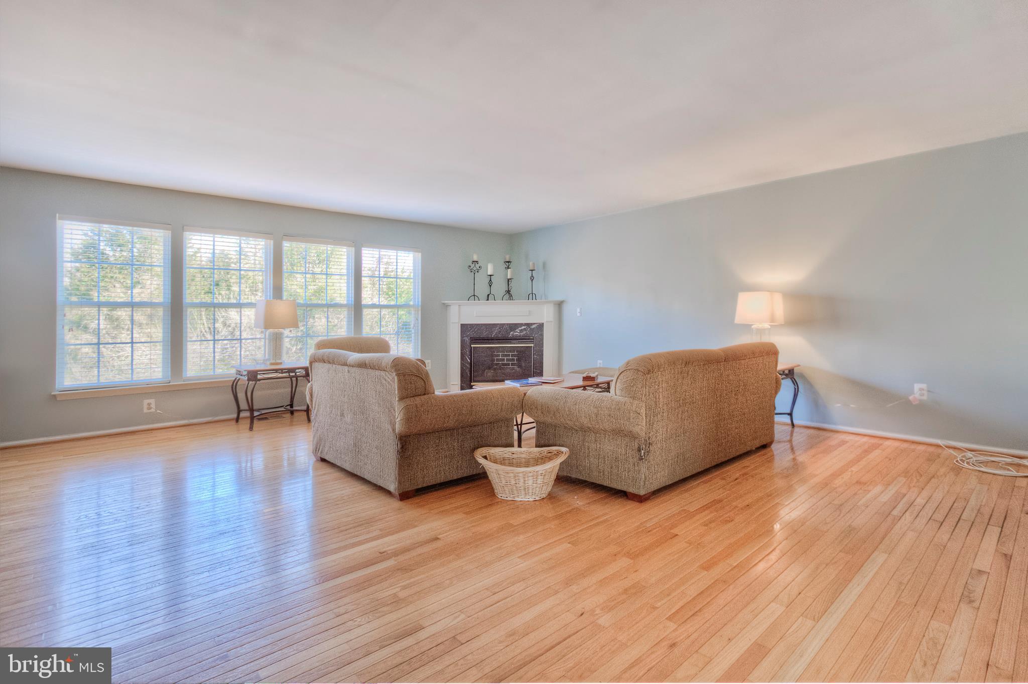 Large Family Room with Gas Fireplace