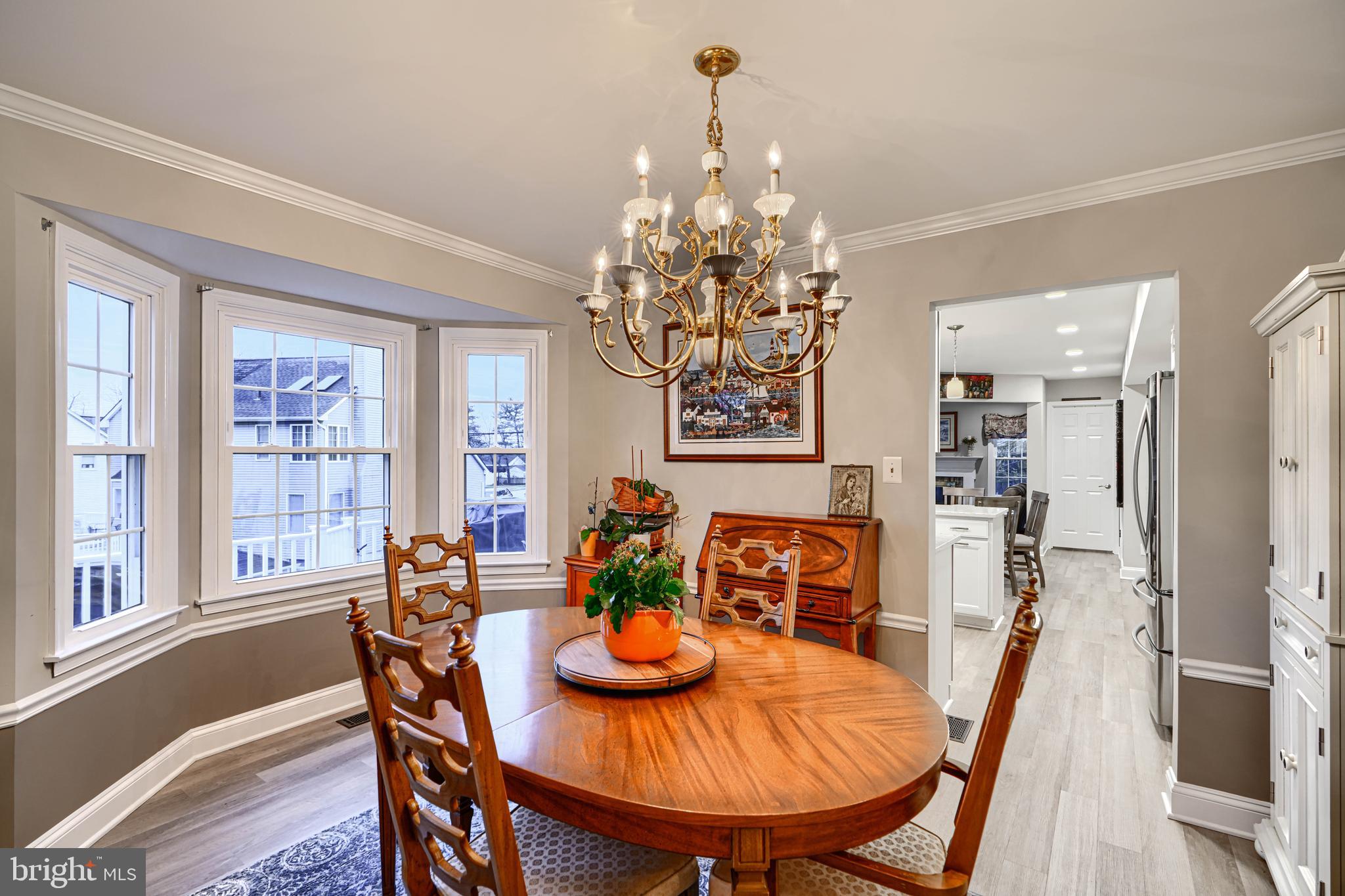 3 Horn Point Court Baltimore, MD 21234 - Photo 30 of 83 a view of a dining room with furniture window and wooden floor